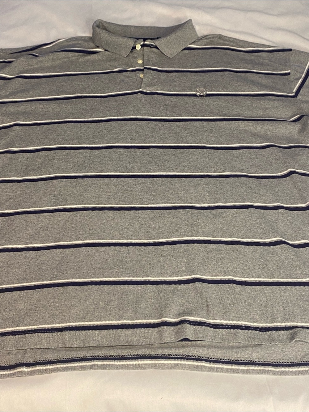 Mens Shirt by iZOD Size 3X Short Sleeve 100% Cotton Length 32 Width 29 NEW.